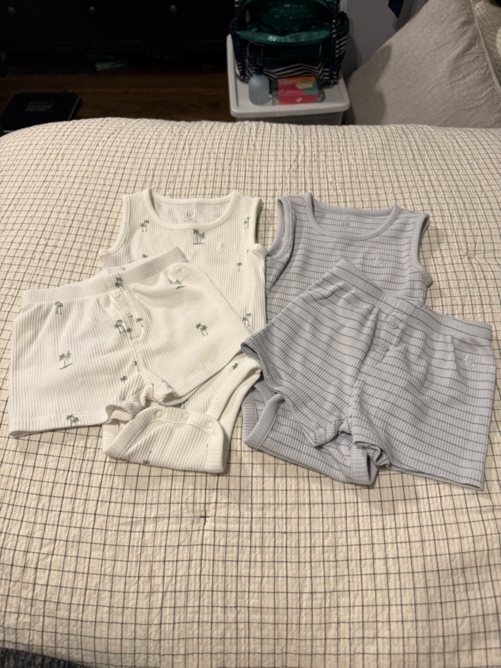 babyGAP Summer Tank Bodysuit & Shorts Sets 12-18mo